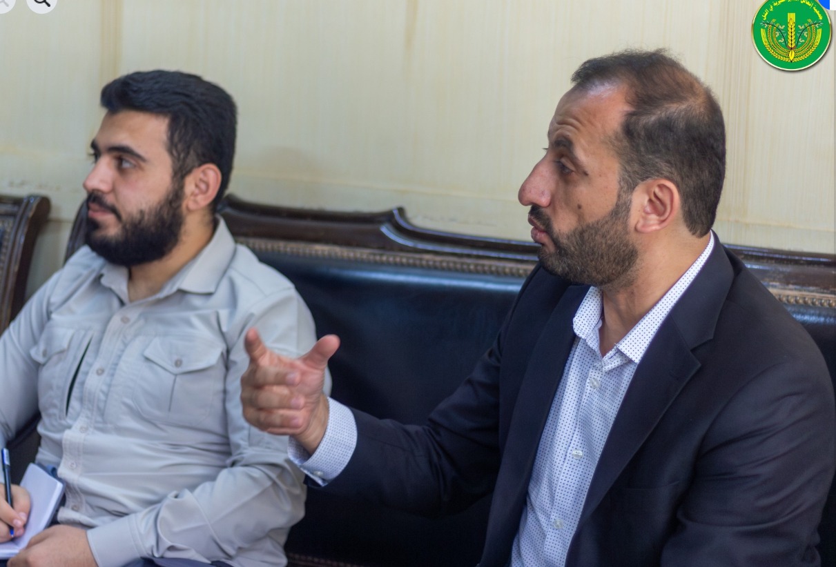 زيارة لمسؤول شعبة الأوقاف في مدينة التل